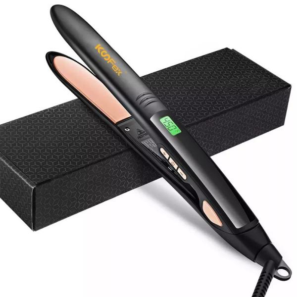 Buy cheap 2 In 1 PTC Heater Flat Iron Hair Straightener Multi Temperature LCD Display from wholesalers