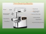 New design stainless steel meat grinder digital meat grinder 3000w meat grinder