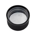 Black Screw Type Cap Plastic Child Resistant Medicine Bottle Caps 24mm 28mm 30mm