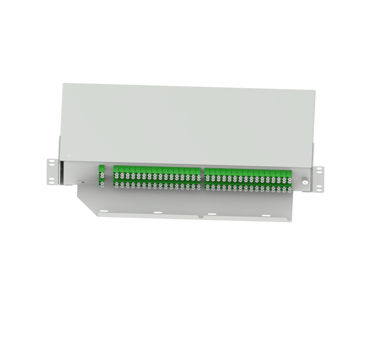Best 19-Inch LC APC Swing Type Fiber Optic Splitter for Network and FTTX Applications 5