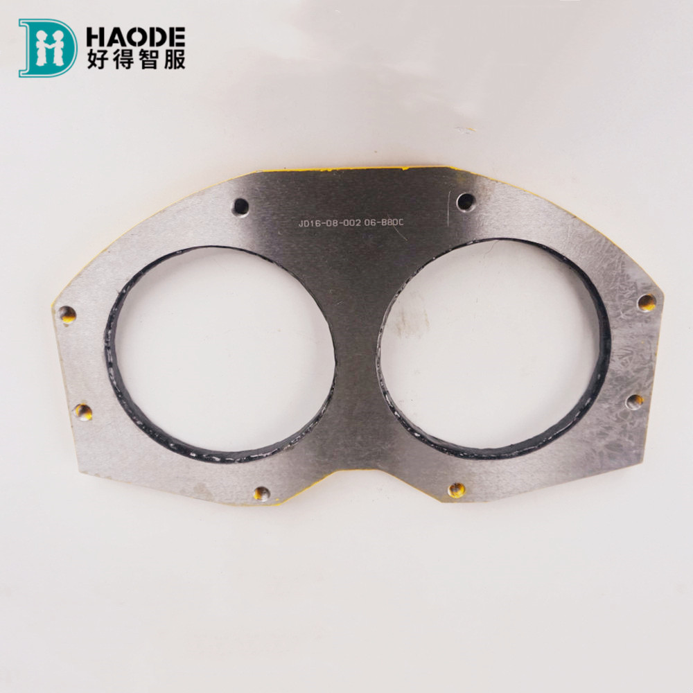Concrete Pump Truck Spare Parts Wear Spectacle Plate And Cutting Ring For Your Market