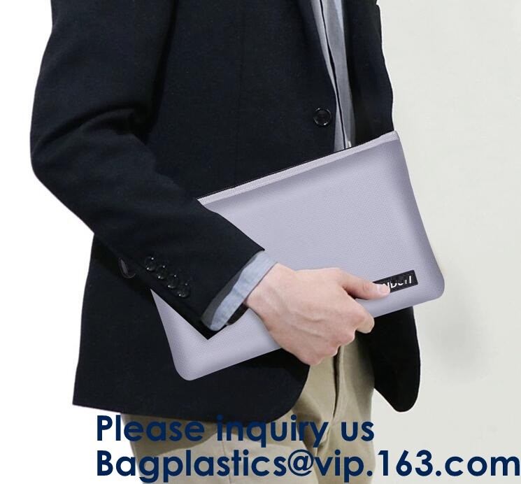 Laptop Computer Bag, Laptop Tote Bag for Women Waterproof Business Bags,Fiberglass Waterproof Zip Lock Pouch Zipper pack