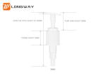 Serum Packaging Plastic Lotion Pump Wide Size Range Color Customization
