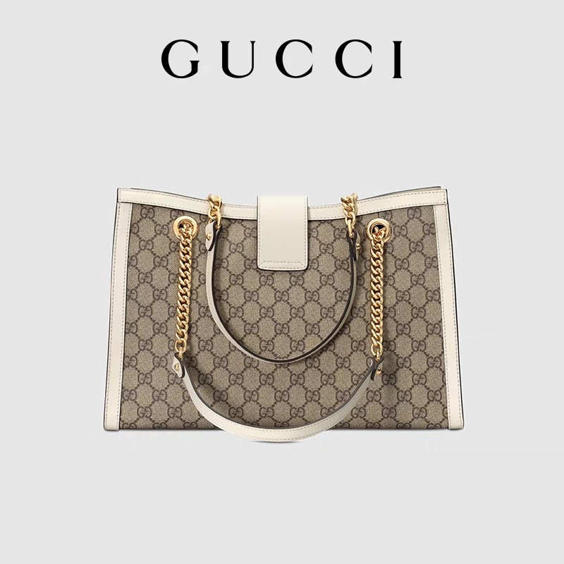 GG Gucci Padlock Shoulder Bag Medium Supreme Canvas Customized