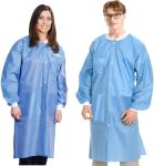 Disposable Lab Coats for Adults SMS 40GSM Knee Length with V601 Cuffs and Mao