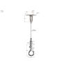 Buy cheap Flexible Instant Installation Cable Suspension Kits Tool Less For Luminaire from wholesalers