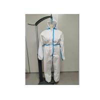 Buy cheap Personal Safety Disposable Medical Coverall With Hood Lightweight product