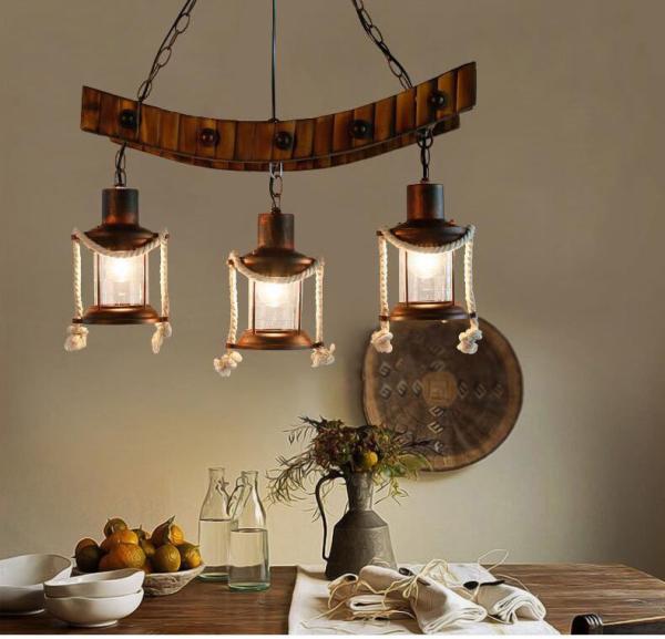 Buy cheap American Light Design Vintage Chandelier Retro Cafe Bar Restaurant Bamboo Loft Pendant Lamp(WH-VP-231) from wholesalers