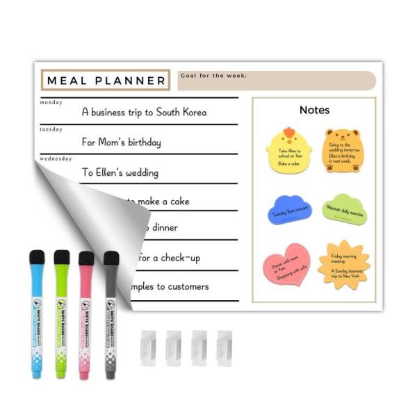 Buy cheap Multifunction Combination Creative Reusable Calendar Planner Sticky Dry Erase Board OEM from wholesalers