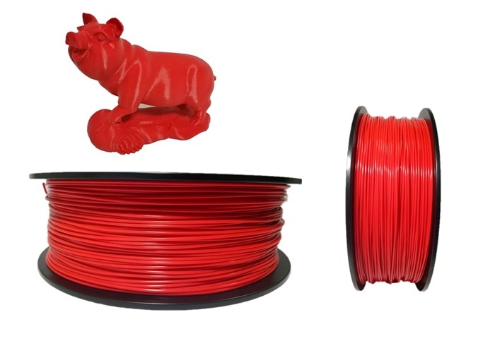 Red Color PLA 3D Printer Filament 1.75mm 2.85mm 2.2 Lbs 1 Kg PLA Filament