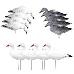 Snow Goose Hunting Decoy Eva Plastic Flocked Silhouette Geese Decoys Juvenile