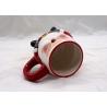 Buy cheap Fashionable 3D Ceramic Mug Handmade Slip Casting Santa Face Mugs For Drinking from wholesalers