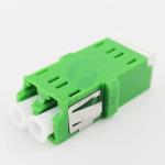 SM Duplex LC APC Fiber Optic Adapter Without Flange