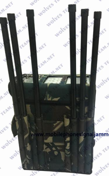 Buy cheap 80W Military RF Signal Backpack Jammer GSM 3G 4G Cell Phone Signal Jammer from wholesalers