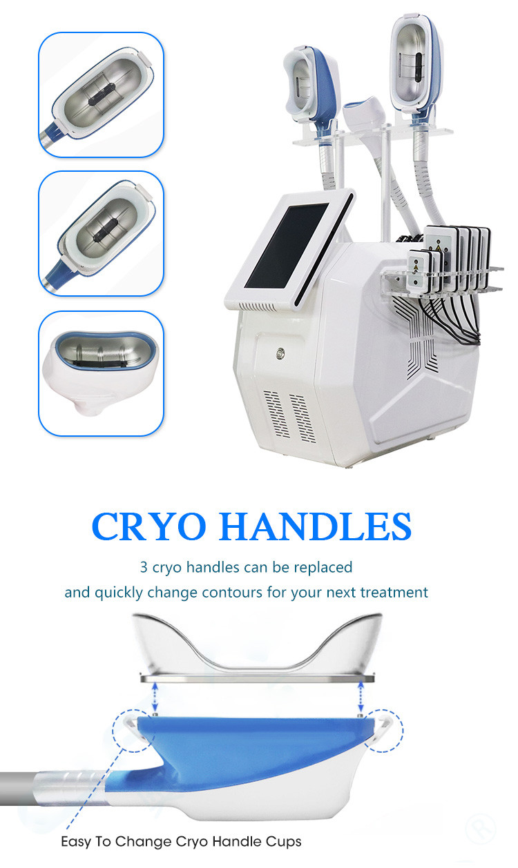 5 In 1 Cryotherapy Fat Freezing Machine 360 Cool Body Sculpting Slimming 650nm
