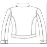 Buy cheap Button Through Ladies PVC Jacket , Pleather Dark Brown Jacket LEDO1739 from wholesalers