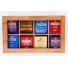 Buy cheap bamboo tea box tea bag organizer with drawer for hot selling from wholesalers