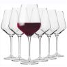 Buy cheap Custom Hand Blown White Wine Glasses Clear Burgundy Wine Glasses from wholesalers