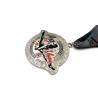 Buy cheap 3 Inch Custom Metal Medals Die Stamping Charater Paint With Black Ribbon from wholesalers