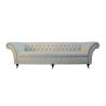 Buy cheap 1/2/3/4 Seater White Leather Chesterfield Sectional Sofa Bar Salon from wholesalers