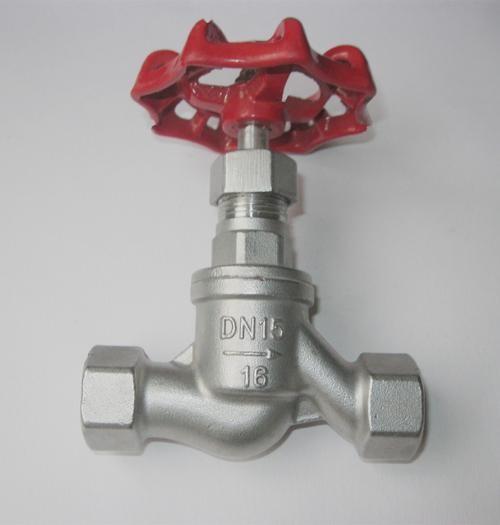 Buy cheap DIN Female S Type Threaded stainless steel globe Valve 200 WOG / SS Globe Valve/NPT globe valve/ from wholesalers