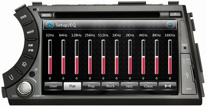 Ouchuangbo Head Unit DVD Player for Ssangyong Actyon Sports 2005-2013 GPS Navi USB iPod SWC OCB-7066A