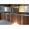 Buy cheap Black Coated Safety Horse Stable Box Australian Standard 3.6x2.2m from wholesalers