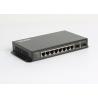 Buy cheap 8 10/100/1000M RJ45 2 1000M SFP Ports Gigabit Ethernet Switch 10 Ports from wholesalers