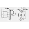 Buy cheap RF Gold Plated Solder SMA Male Straight Coax Connector from wholesalers