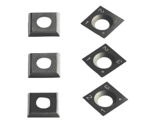 Woodworking Carbide Cutters Inserts 14×14×2.0mm-30° Spiral / Helical Planer