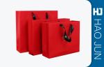 Recycled Cardboard Shopping Bags With Handle , Kraft / Coating Paper