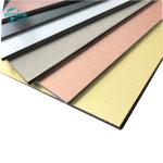 Buy cheap Brushed Impact Resistance Brushed Aluminum Composite Panel with Corrosion from wholesalers