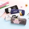 Buy cheap Customized Logo Acceptable Fashion Cartoon Canvas Pen Bag for Junior High School Pupils from wholesalers