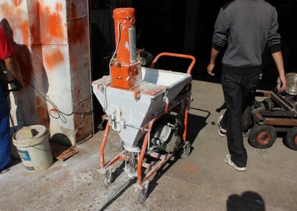 Buy cheap 4HP Cement Mortar Plastering Machine Smooth Surface Finishing Without Delay from wholesalers