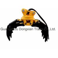 Buy cheap Grapple 360 Degree Rotation Hydraulic Grab Bucket for 15-40 Tons Excavator product