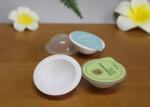 Round Plastic Mini Capsule Pack For Powder Lotion Volumn 8g White Color