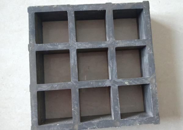 Buy cheap Black Fiberglass Grating Panels , Fiberglass Stair Treads Skid Resistance from wholesalers