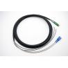 Buy cheap Light Weight Fiber Cable Assembly Sc To Lc Duplex Outdoor Black LSZH Jacket from wholesalers