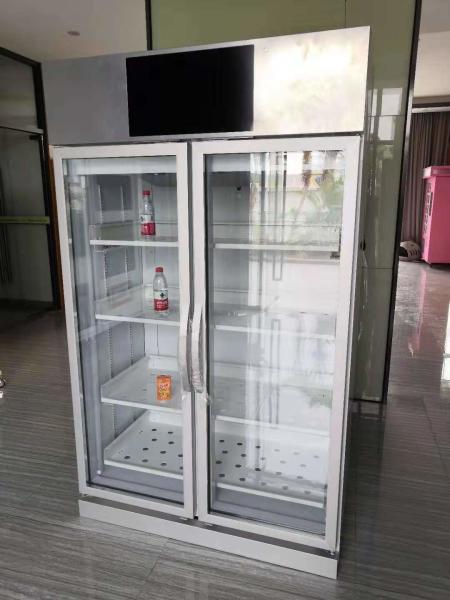 Buy cheap Weight Sense Automatic Vending Machine Double Door 4 Shelves,vending machine for community, fresh food vending, Micron from wholesalers