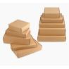 Buy cheap Recyclable Courier Delivery Box Hard Cardboard Kraft Paper 150x150x50cm from wholesalers