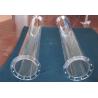 Buy cheap 2.2 Desnity Fused Quartz Glass Tube With Flange Heat Resistant from wholesalers