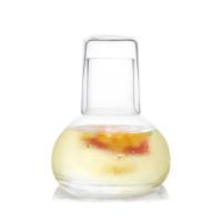 Buy cheap 820ml Heat Resistant 2 Piece Bedside Glass Pitcher Set Uniquely Designed product