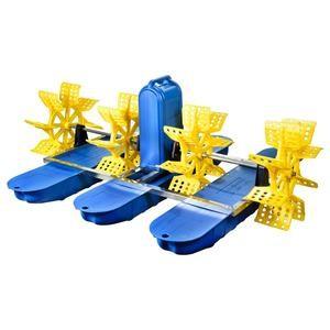 Electric Pond Paddle Wheel Aerator Stainless Steel 1800Cfm Floating Aerating