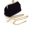 Buy cheap Flora Diamond Black Evening Clutches For Weddings 23cm×9cm×16cm from wholesalers