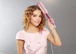 85W Ceramic Negative Ion Hair Crimping Iron With PTC Heater Hair Curling Wand
