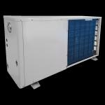 4.8KW Air To Water Heat Pump With Radiator Heating System Gray White Color