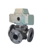 Stainless Steel Ce Certified Stainless Steel 3 Way Electric Actuated Ball Valve