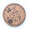 Buy cheap 4 Inch Custom Printed Cork Coasters Heat Insulation For Beverages Cups from wholesalers