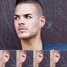 Buy cheap Wholesale New 316L Surgical Stainless Steel Round Ball Stud Earrings Assorted Sizes Hypoallergenic Pin for Men from wholesalers