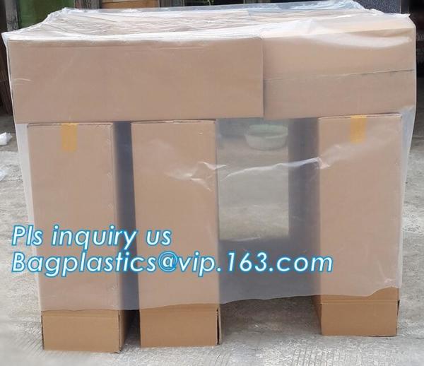 Plastic Pallet Cover Suppliers Printable Polyethylene Pallet Cover Bags, easy